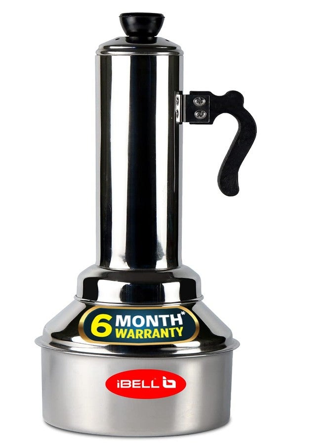 iBELL Stainless Steel Puttu Maker - Silver - Image 1